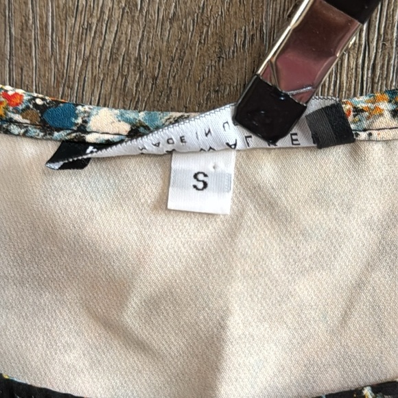 Bryn Walker Abstract Splatter Fit Flare Mini Dress - Picture 5 of 11